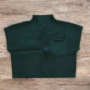 Elegant Forest Green Women's Turtleneck Sweater
